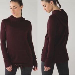 Lululemon Sweet Savasana Pullover in Heathered Bordeaux Drama